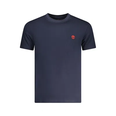 Timberland Blue Cotton Men T-shirt