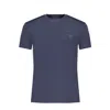 Timberland Blue Cotton Men Tshirt