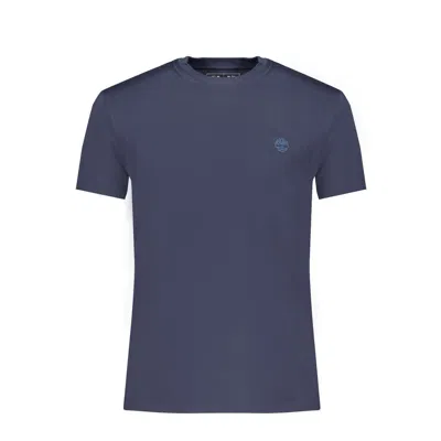 Timberland Blue Cotton Men Tshirt