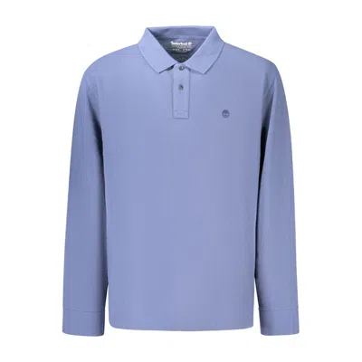 Timberland Blue Cotton Polo Shirt