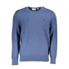 Timberland Blue Cotton Men Sweater In Blue