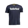 Timberland Blue Cotton T-shirt In Blue