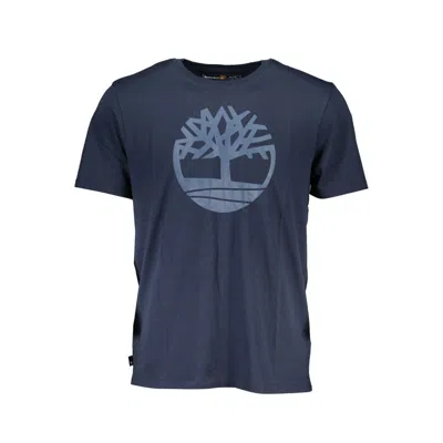Timberland Logo-print T-shirt In Blue