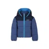 Timberland Blue Down Jacket For Boy With Logo In Blue