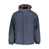 Timberland Blue Polyester Shell Jacket In Blue