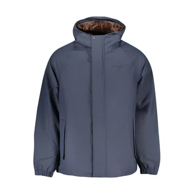 TIMBERLAND TIMBERLAND BLUE POLYESTER SHELL MEN'S JACKET