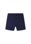 Timberland Blue Shorts For Baby Boy With Logo In Blue
