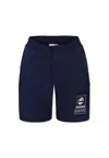 Timberland Blue Shorts For Boy With Logo In Blue
