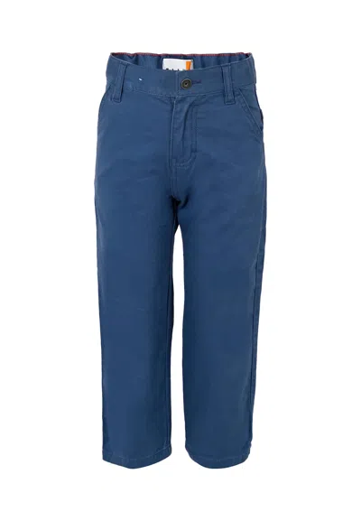 Timberland Kids' Blue Trousers For Boy With Patch