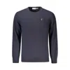 Timberland Blue Wool Men Sweater In Blue