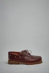Timberland 'authentic' Brown Loafers With Embossed Logo On The Side
