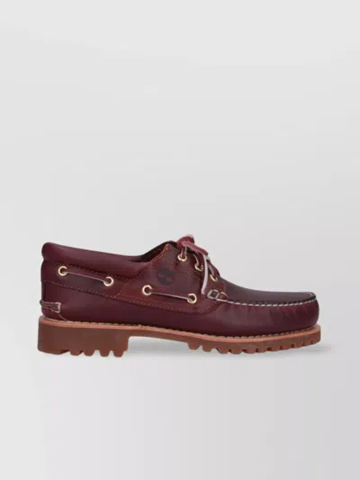 Timberland Mens  Authentics 3-eye Boat Shoe In Brown