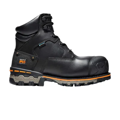 Pre-owned Timberland Boondock 6 Inch Composite Toe Waterproof Work Boot 'black'