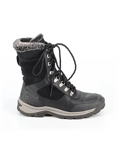 Pre-owned Timberland Boots In Black