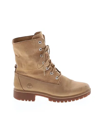 Pre-owned Timberland Boots In Tan