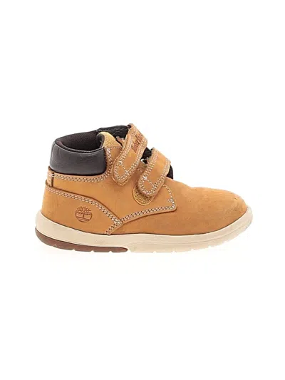 Pre-owned Timberland Kids' Boots In Tan