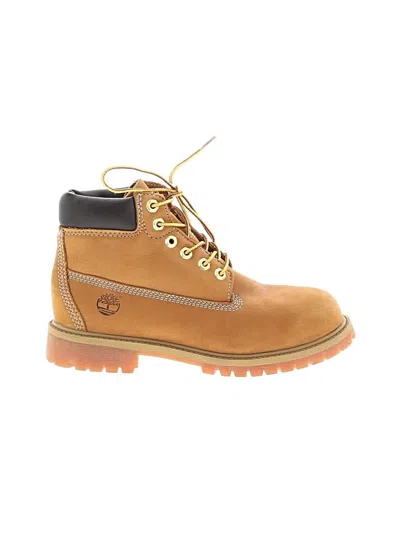 Pre-owned Timberland Kids' Boots In Tan