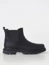 Timberland Black Nubuc Leather Boot In Schwarz