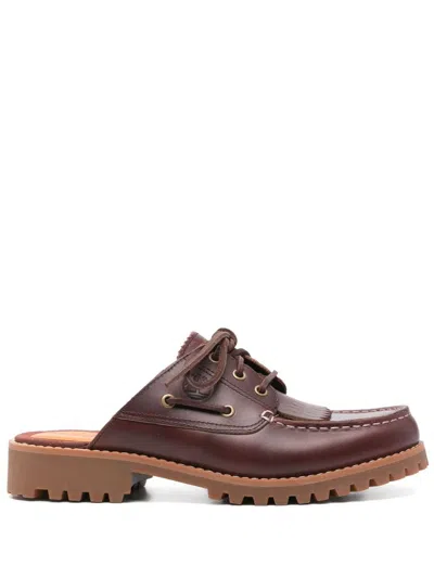 TIMBERLAND BORDEAUX MULES WITH LACE-UP