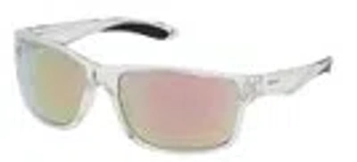 Timberland Bordeax Mirror Rectangular Men's Sunglasses Tu00021 26u 61 In White