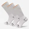 Timberland Bowden 3-pack Full Cushion Crew Sock In White