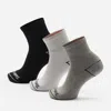 Timberland Bowden 3-pack Full Cushion Quarter Sock In Gray