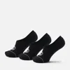 Timberland Bowden 3-pack Sneaker Sock In Black