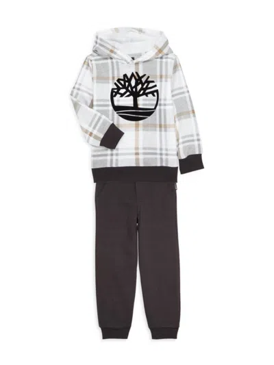 Timberland Kids' Boy's 2-piece Logo Graphic Hoodie & Joggers Set In Assorted