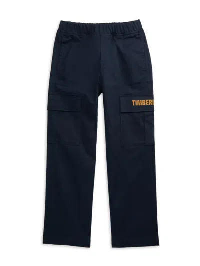Timberland Kids' Boy's Cargo Pants In Blue