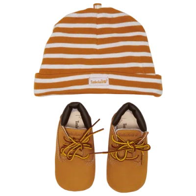 Timberland Kids' Boys Infant   Crib Booties In Wheat/brown
