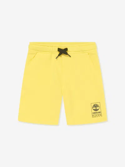 Timberland Kids'  Boys Logo Bermuda Shorts In Yellow
