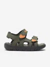 Timberland Boys Perkins Row Backstrap Sandals In Green