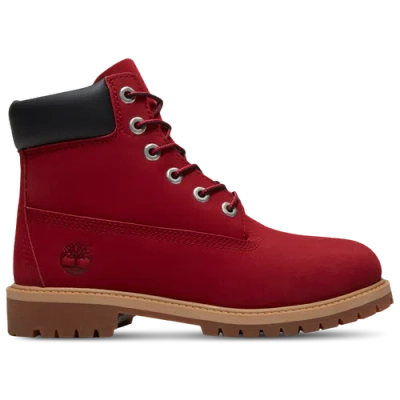 Timberland Kids' Boys  Premium 6" Waterproof Boots In Red