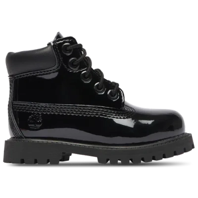 TIMBERLAND BOYS TIMBERLAND PREMIUM 6" WATERPROOF PATENT LEATHER BOOTS