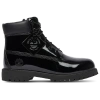 Timberland Boys   Premium 6" Waterproof Patent Leather Boots In Black