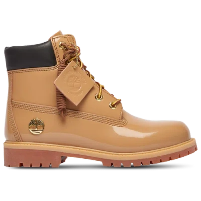 TIMBERLAND BOYS TIMBERLAND PREMIUM 6" WATERPROOF PATENT LEATHER BOOTS