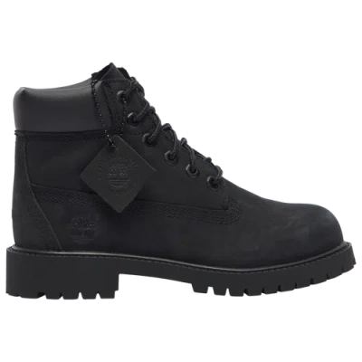 Timberland Kids' Boys   6" Premium Waterproof Boots In Black/black