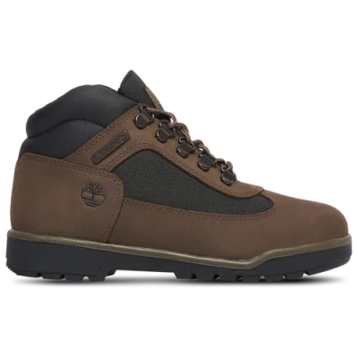 Timberland Kids' Boys   Chukka Field Boots In Medium Brown/black