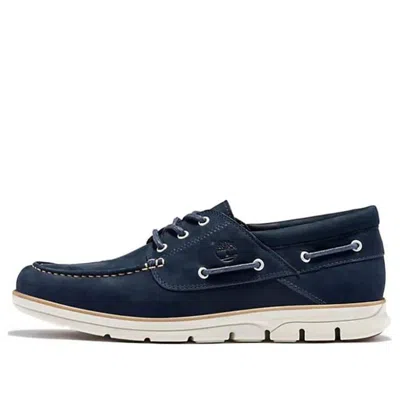 Timberland Bradstreet 3-eye Boat Shoes 'navy' In Multi