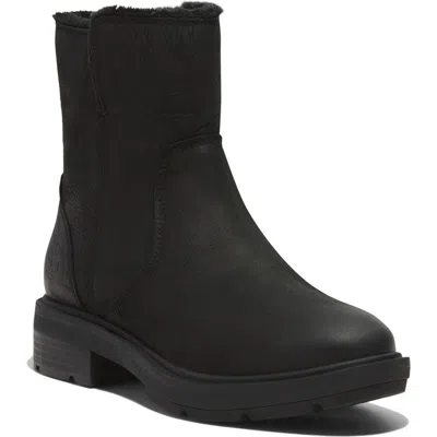 Timberland Brimfield Mid Warm Lined Boot In Black Full Grain