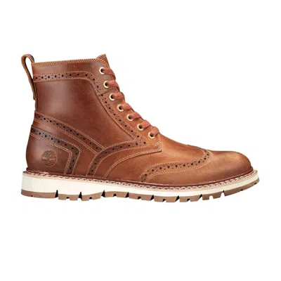 Pre-owned Timberland Britton Hill Wingtip 'brown' | Men's Size 8.5