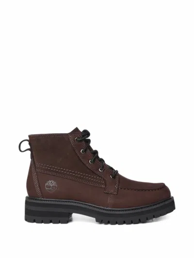 Timberland Britton Panelled Boots In Brown