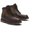Timberland Britton Road Mid Waterproof Boot In Burgundy Full Grain