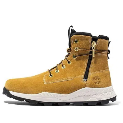 Timberland Brooklyn Side Zip Boot 'wheat Nubuck With Camo'
