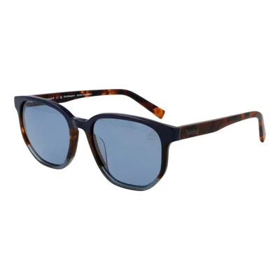 Timberland Brown Acetate Sunglasses In Blue