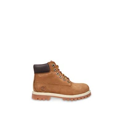 Timberland Brown Boots For Kids With Logo