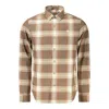 Timberland Brown Cotton Men Shirt In Brown