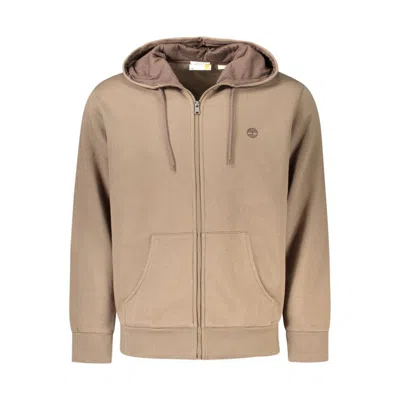 Timberland Brown Cotton Men Sweater In Neutral