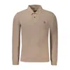 Timberland Brown Cotton Polo Shirt In Neutral