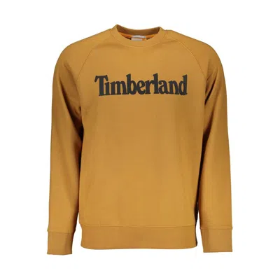 Timberland Brown Cotton Sweater In Gold